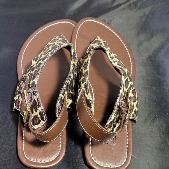 BRAND NEW AROMA LEOPARD PRINT WOMEN"S SANDAL - Picture 8 of 14